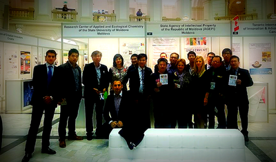 International participants gathering during the 9th International Warsaw Invention Show (IWIS) in Poland