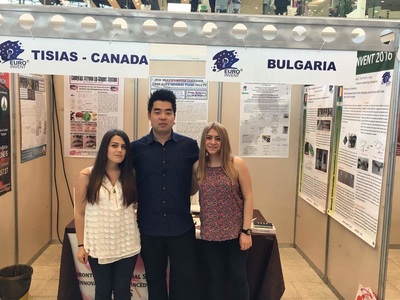 At the 8th European Exhibition of Creativity and Innovation, EUROINVENT 2016: TISIAS teams up with Bulgaria in one stand!