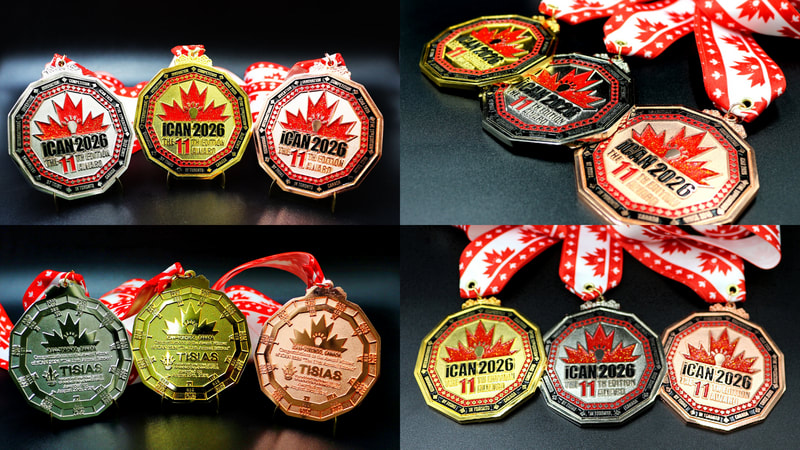 iCAN 2026 "The 11th Edition" Medals (designed specially for 2026)